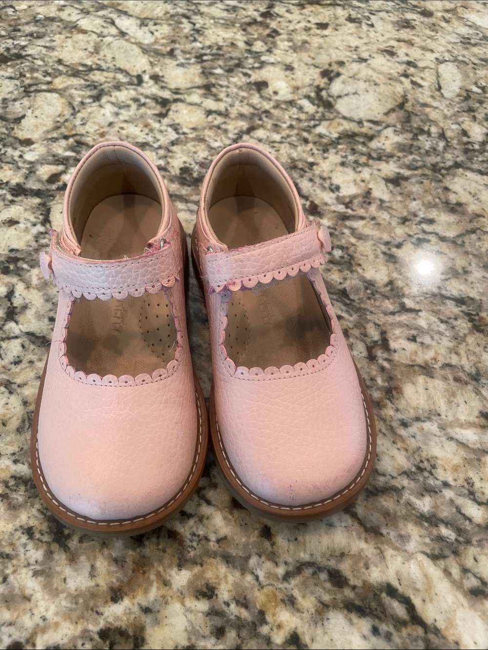 Elephantito Pale Pink Mary Jane Dress Shoes